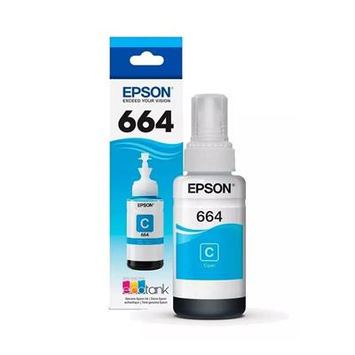 Botella de Tinta Epson 664 Cian