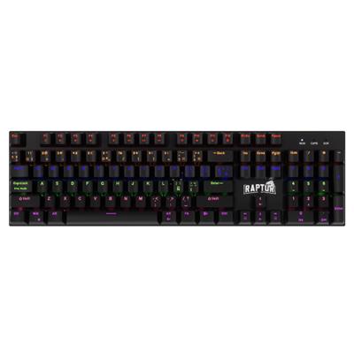 Teclado Mecanico Raptor Fireclaw M104 Retroiluminado Switch Red Outemu