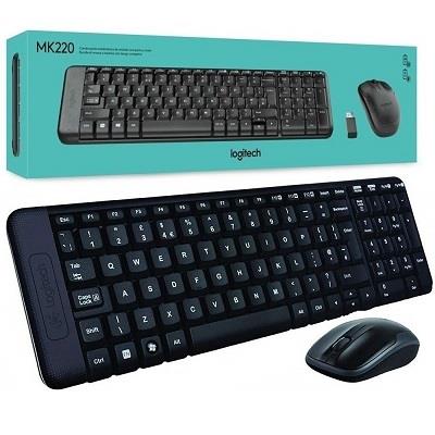 Teclado y Mouse MK220 Inalambrico Español