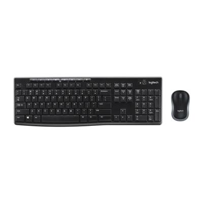 Combo Teclado + Mouse Wireless Logitech MK 270 Black