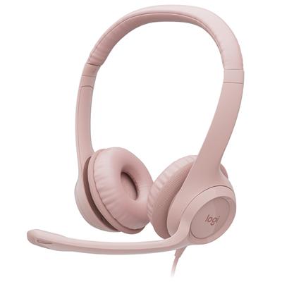 Auriculares Logitech H390 Rosa