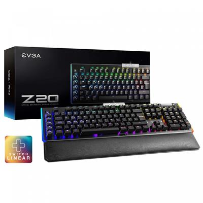 Teclado Gamer Evga Z20 Sp Rgb Linear Dark-Grey