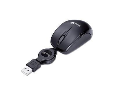 Mouse Micro Traveler retráctil V2 USB Black