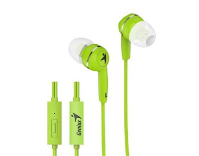 Auriculares HS-M320 con micrófono. Verde