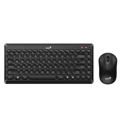 Combo Teclado + Mouse Wireless Genius LuxeMate Q8000 Black