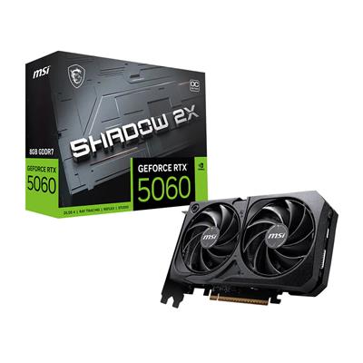 Placa de Video MSI GeForce RTX 5060 Shadow 2X OC 8