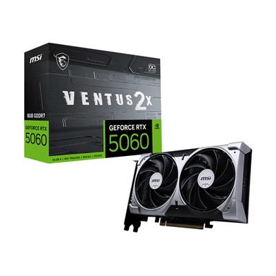 Placa De Video MSI GeForce RTX 5060 VENTUS 2X OC 8