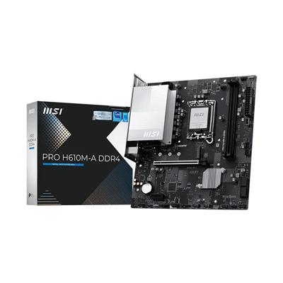 Motherboard MSI PRO H610M-A LGA 1700 DDR4