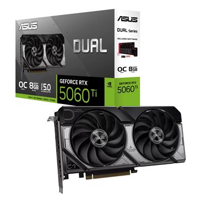 Placa de Video Asus GeForce RTX 5060 Ti DUAL OC 8GB GDDR7