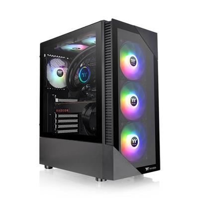 Gabinete Thermaltake View 200 Mid-Tower TG ARGB Fan x3 + RGB Fan x1 Black