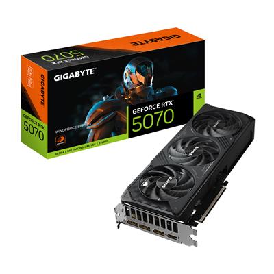 Placa de Video Gigabyte GeForce RTX 5070 WINDFORCE