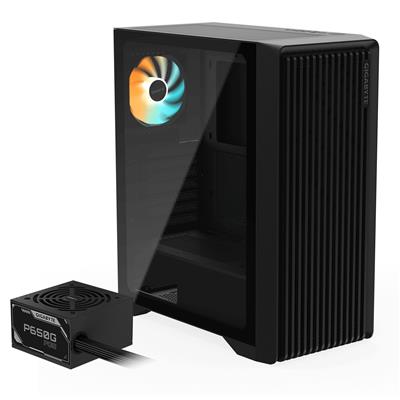 Gabinete GIGABYTE C103 GLASS PSU BUNDLE (650W 80 P