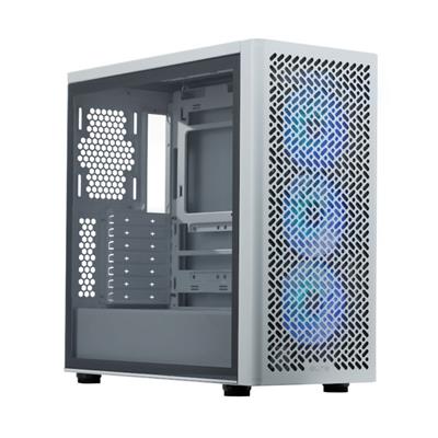 Gabinete Gamer Cooler Master Elite 502 White Glass