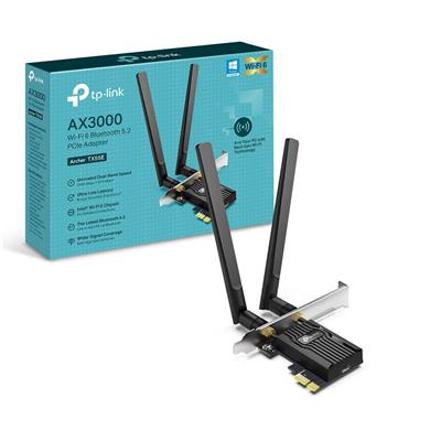 Placa Tp Link AX3000 Wi-Fi 6 Bluetooth 5.2 PCIe Adapter