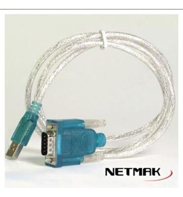 Cable Usb A Serial - Db9 Macho - Rs232 - Netmak