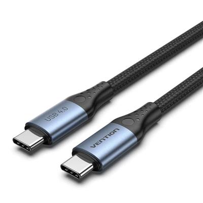 Cable USB-C 4.0 Trenzado Vention 8K 60HZ 5A 240W 40Gbps 1m
