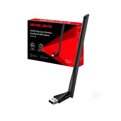 Placa USB Mercusys AC650 con Antena