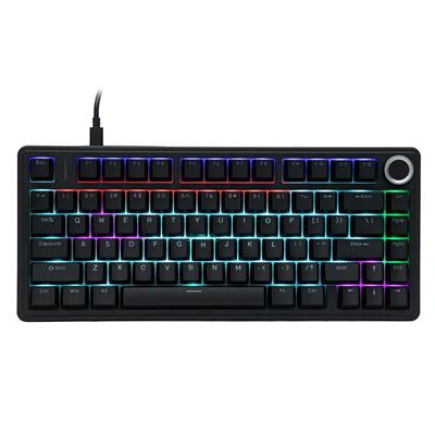 Teclado Mecánico Aula F75 Wired 75% Black SW Red E