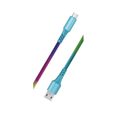 NETMAK CABLE USB A TIPO C 2A 1MT MAGIC COLORES