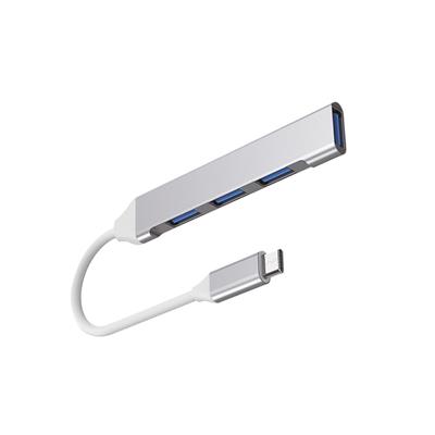 Hub Netmak Tipo C a 3 USB 2.0 + 1 USB 3.0 Metálico