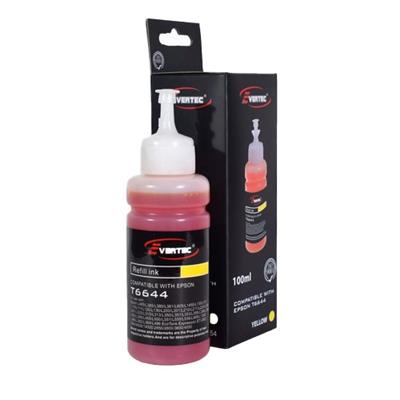 Botella De Tinta Evertec Compatible con Epson T6644 Amarillo 100ml