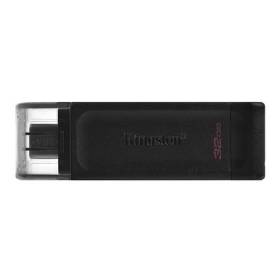 Pen Drive KINGSTON DataTraveler 70 32GB USB 3.2 Gen 1 Tipo C Negro