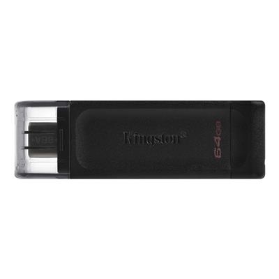 Pen Drive Kingston DataTraveler 70 64GB USB 3.2 Gen 1 Tipo C Negro
