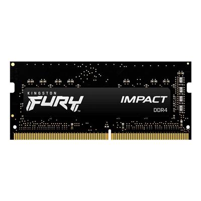 Memoria SODIMM Fury DDR4 16GB 3200MHz Impact Negra
