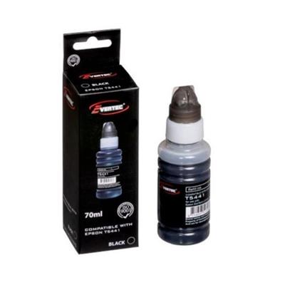 Botella De Tinta Evertec Para Epson T544 1 Negro