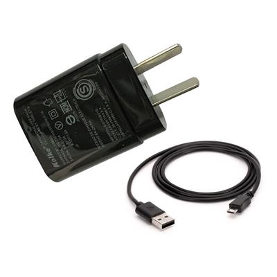 Cargador De Celular Con Cable 2.0A Ficha Micro Usb Negro