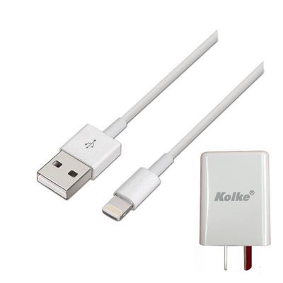 Cargador Kolke 220V A Lightning con Cable