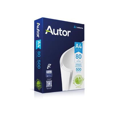 Resma Autor A4 80Grs Por 500 Hojas