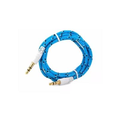 Cable Miniplug Netmak 3.5MM A 3.5M 1M Blue