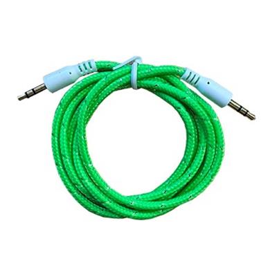 Cable Miniplug Netmak 3.5MM A 3.5M 1M Green
