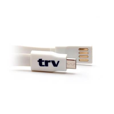 Cable USB 2.0 A Micro USB Plano Dual TRV 1M