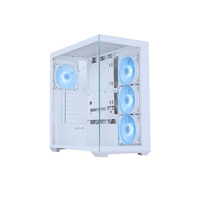 Gabinete Gamer EVOLABS PROGRESSION White EVO-305AW c/ ARGB Fan 120mm x4
