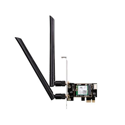Placa de Red Wifi Bluetooth 5.0 D-Link PCI-e DWA-X582 AX3000 Wi-Fi 6 2 Antenas