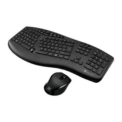 Combo Teclado Ergonomico y Mouse Majestik Wireless