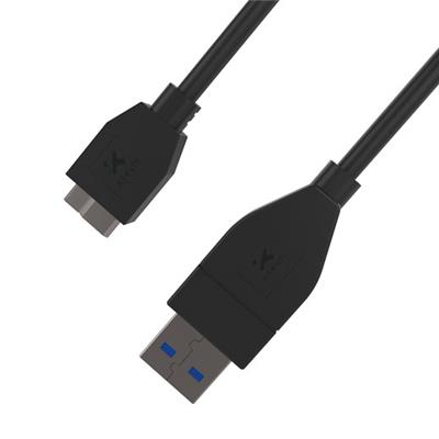 Cable USB 3.0 a Micro USB para Discos Externos Xtech XTC-365 90cm