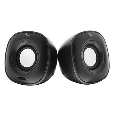 Parlantes Xtech Estereo Multimedia De 2.0 Conector Usb Negro