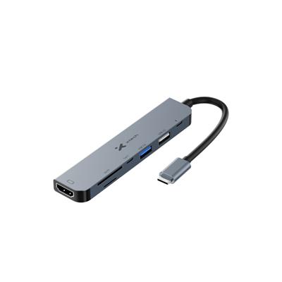 Hub USB-C Xtech XTC-571 7 en 1 15cm