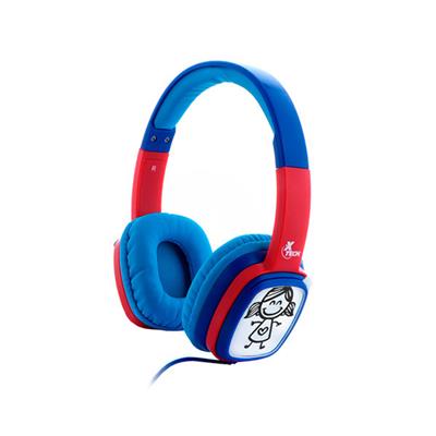 Auriculares Sound Art Azul y Rojo Marca Xtech