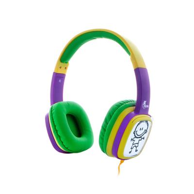 Auriculares Xtech Sound Art Verde Violeta y Amarillo