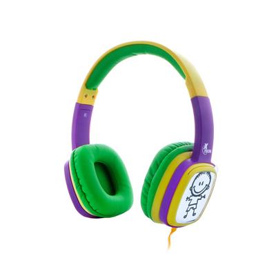 Auriculares Sound Art Verde, Violeta y Amarillo Marca Xtech