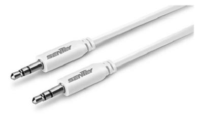Cable Audio Auxiliar 3.5mm M/M Blanco