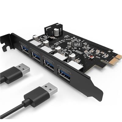 Placa Pci-e Sentey De 4 Puertos Usb 3.0