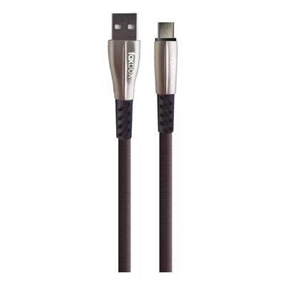 Cable Foxbox Flat USB a Micro USB Negro 1m