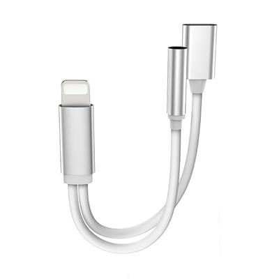 Adaptador iPhone Jack 3,5 + Carga USB Puresonic