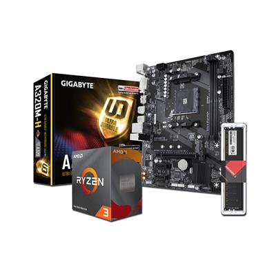 Combo Actualización AMD Ryzen 3 4100 + A320 + 8GB RAM