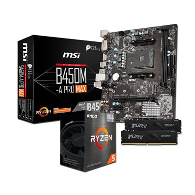 Combo Actualización AMD Ryzen 5 5600G + A520M + 8GB